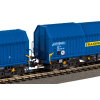 Piko 58296 Zestaw 2 wagonów towarowych teleskopowych Transwaggon H0 1:87